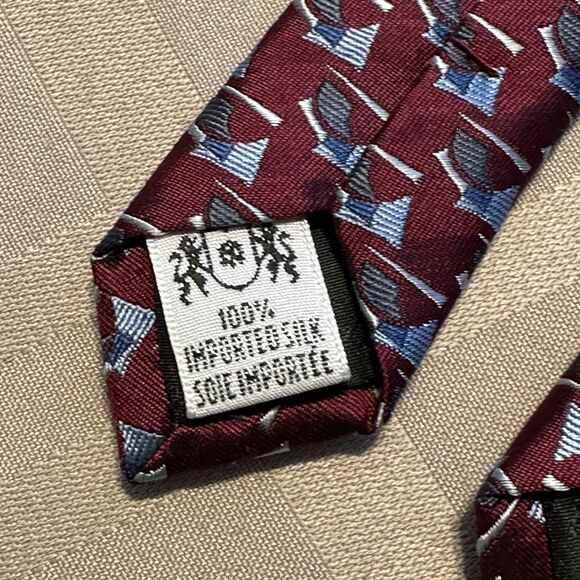 LA Philharmonic Exclusive Men’s Silk Tie Modern Art Deco Music Hall Design 59.5" - Picture 7 of 8